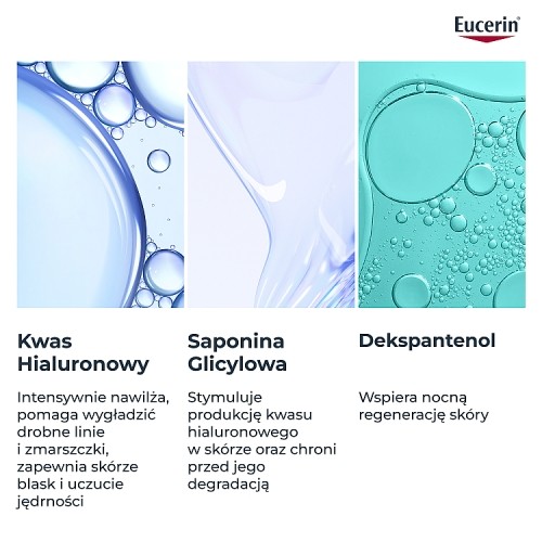 Zdjęcie produktu - 7 Eucerin Hyaluron-Filler + 3x Effect Krem na noc wkład uzupełniający, 50 ml