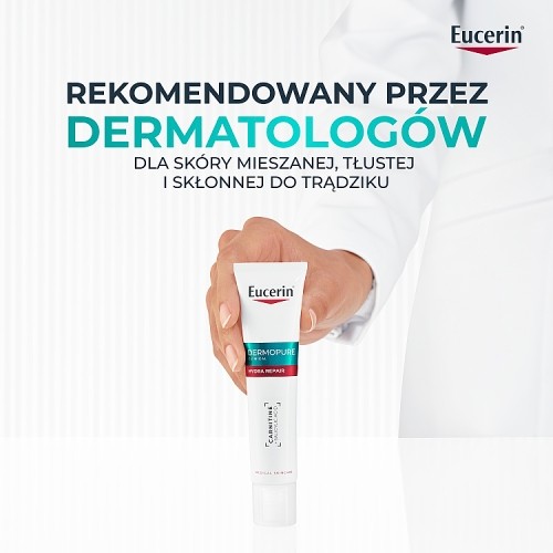 Zdjęcie produktu - 5 Eucerin DermoPure Clinical Hydra Repair Krem kojący, 40 ml
