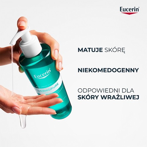 Zdjęcie produktu - 4 Eucerin DermoPure Clinical Oczyszczający żel do twarzy i ciała, 400 ml