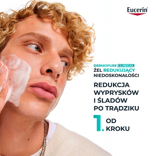 Miniaturka artykułu - #1 Eucerin DermoPure Clinical Żel redukujący niedoskonałości do twarzy i ciała, 400 ml
