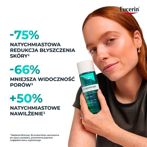 Miniaturka artykułu - #1 Eucerin DermoPure Clinical Oczyszczający tonik do twarzy, 200 ml