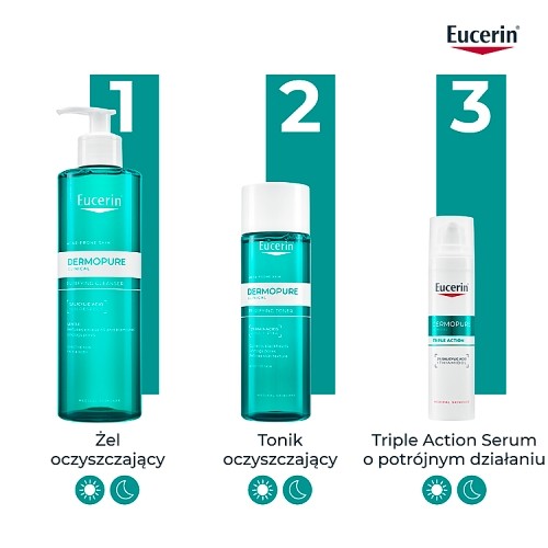 Zdjęcie produktu - 6 Eucerin DermoPure Clinical Oczyszczający tonik do twarzy, 200 ml