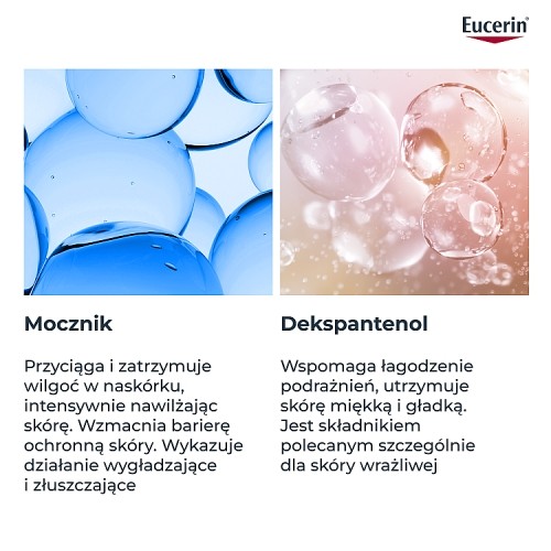 Zdjęcie produktu - 5 Eucerin UreaRepair Łagodny żel do mycia z 5% mocznika, 400 ml