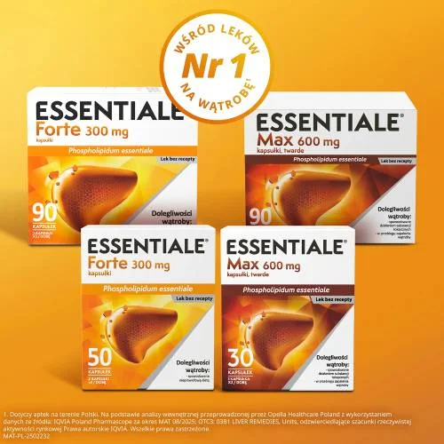 #2 – ESSENTIALE MAX 600 mg, 90 kapsułek
