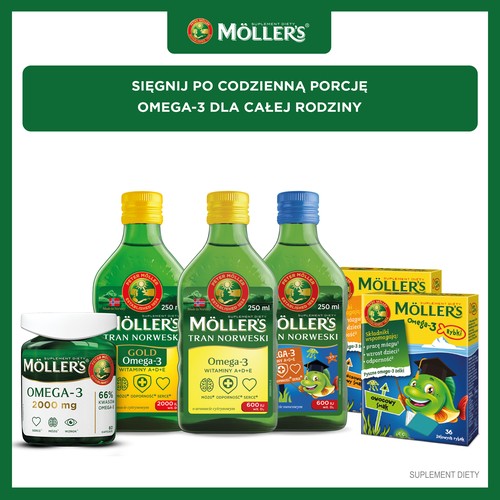 Zdjęcie produktu - 5 Mollers Omega-3 2000 mg, 60 kaps.