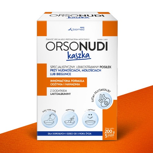 Zdjęcie produktu - 4 OrsoNudi Kaszka, 5 sasz. x 40 g