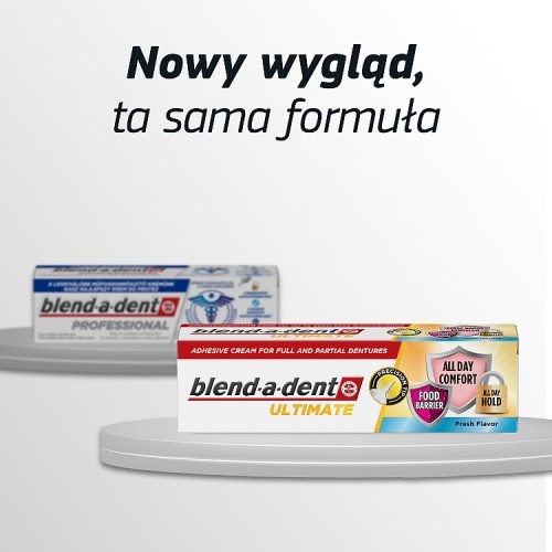Zdjęcie produktu - 6 BLEND-A-DENT Ultimate Fresh Klej do protez, 40 ml