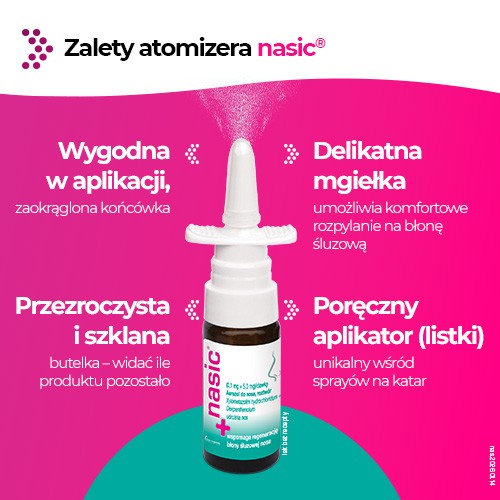 Zdjęcie produktu - 3 Nasic aerozol do nosa, 10 ml