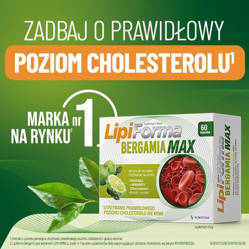 Miniaturka artykułu - #1 LipiForma Bergamia Max, 60 kaps.