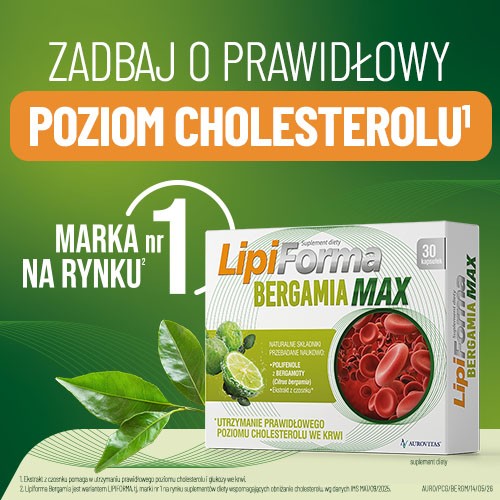 Miniaturka artykułu - #1 LipiForma Bergamia Max, 30 kaps.