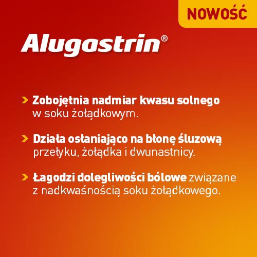 Zdjęcie produktu - 2 Alugastrin Zawiesina doustna, 375 ml - lek na zgagę