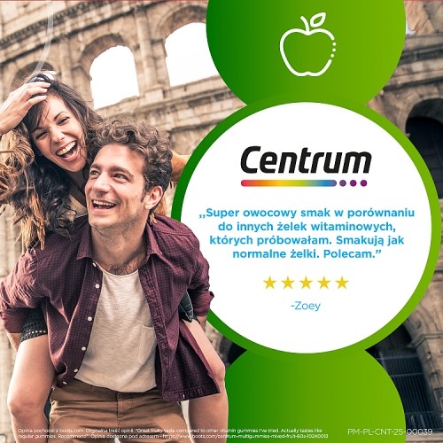 Zdjęcie produktu - 2 Centrum MultiGummies Adults multwitaminy dla dorosłych żelki, 60 szt.