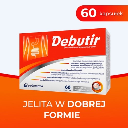 #0 – DEBUTIR - maślan sodu 150 mg, 60 kapsułek