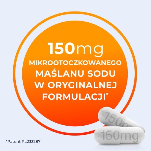 #1 – DEBUTIR - maślan sodu 150 mg, 60 kapsułek