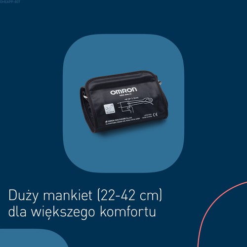 Zdjęcie produktu - 2 Omron M2+ Connect Ciśnieniomierz naramienny HEM-7188T1-LE