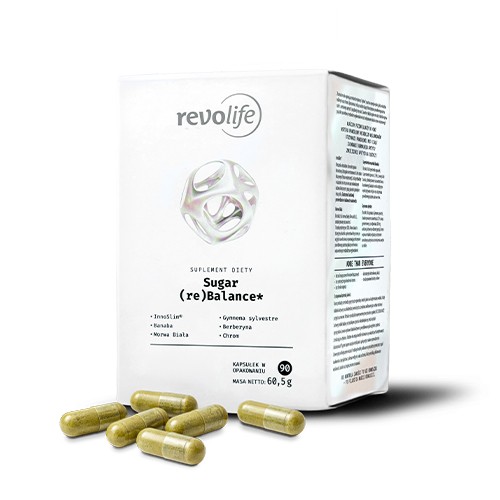Zdjęcie produktu - 3 Revolife Sugar (re)Balance, 90 kapsułek