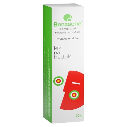 Zdjęcie produktu - 2 Benzacne żel 100 mg/g Lek na trądzik, 20 g