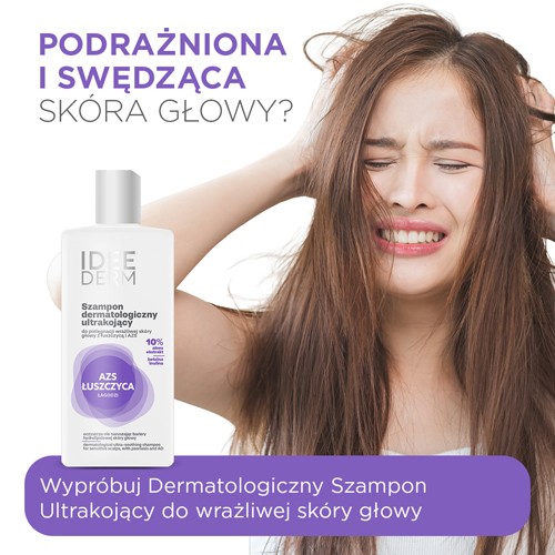Miniaturka artykułu - #0 Idee Derm Szampon ultrakojący, 300 ml
