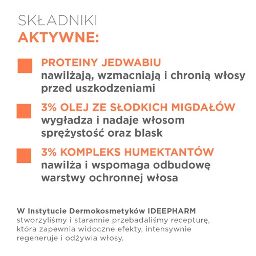 #2 – Idee Derm Maska odbudowująca do włos&oacute;w wysokoporowatych, 200 ml