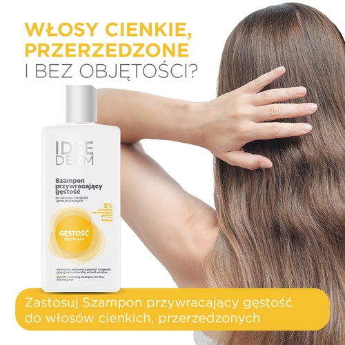 Miniaturka artykułu - #0 Idee Derm Szampon przywracający gęstość włos&oacute;w, 300 ml