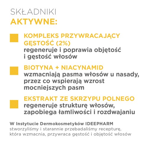 #2 – Idee Derm Szampon przywracający gęstość włos&oacute;w, 300 ml
