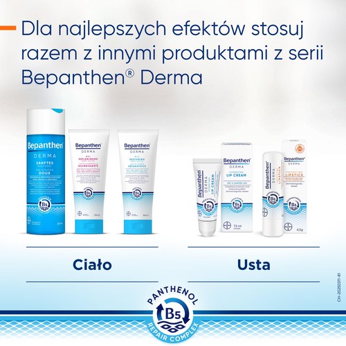 Zdjęcie produktu - 7 Bepanthen Derma Protecting Lipstic pomadka do ust, 4,5 g