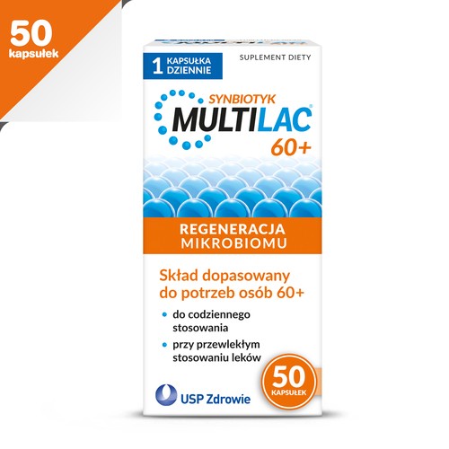 Miniaturka artykułu - #0 Multilac 60+, 50 kaps.