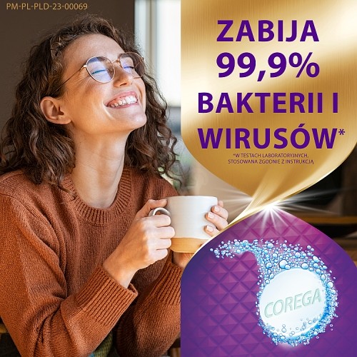Miniaturka artykułu - #0 Corega Power Max Tabletki do codziennego czyszczenia protez zębowych, 30 szt.