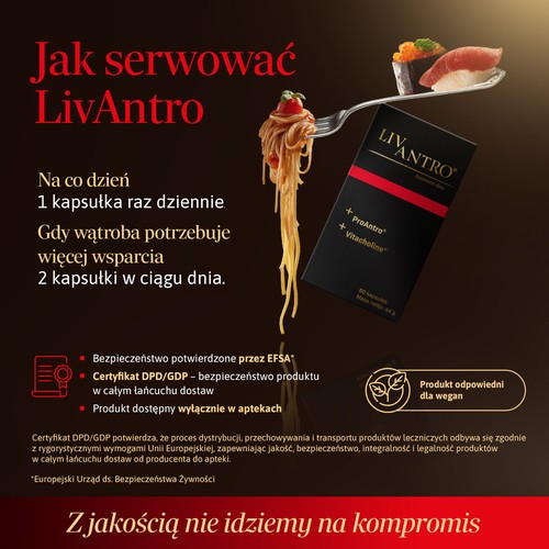 Zdjęcie produktu - 4 LivAntro, 60 kaps.