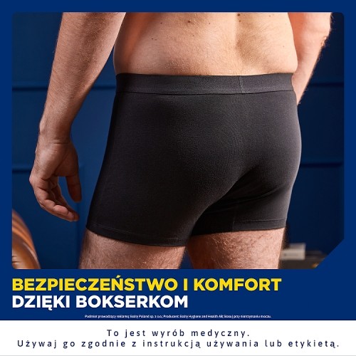 Miniaturka artykułu - #0 Tena Men Protective Boxer Wielorazowe bokserki ochronne dla mężczyzn L, 1 szt.