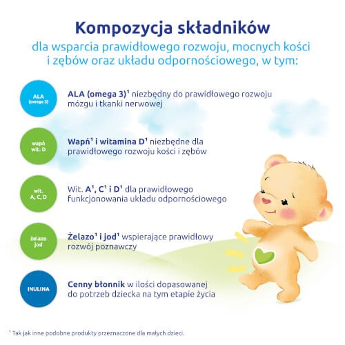 Miniaturka artykułu - #1 Bebiko Junior 3 NutriFlor Expert Odżywcza formuła na bazie mleka dla małych dzieci powyżej 1. roku życia, 550 g