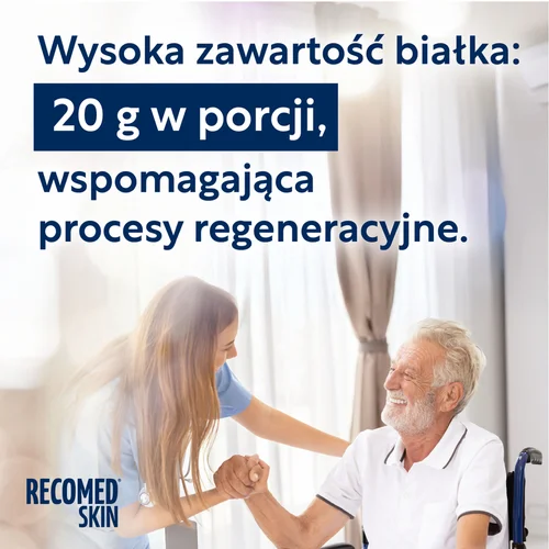 #3 – RecoMed Skin smak truskawkowo - żurawinowy, 10 sasz. x 25 g - dla os&oacute;b z odleżynami i ranami