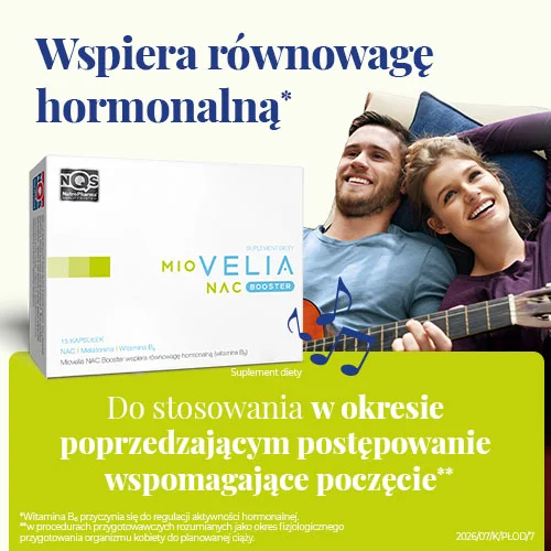 #1 – Miovelia NAC Booster, 15 kaps. - dla kobiet planujących ciążę