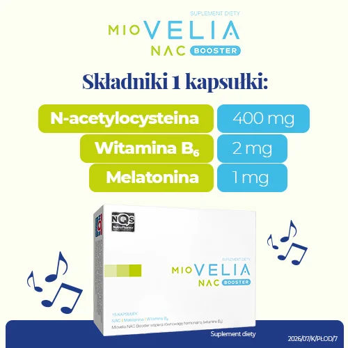 #2 – Miovelia NAC Booster, 15 kaps. - dla kobiet planujących ciążę