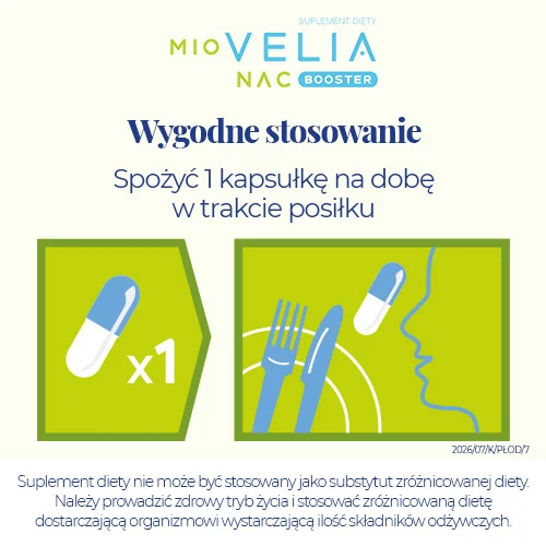#4 – Miovelia NAC Booster, 15 kaps. - dla kobiet planujących ciążę