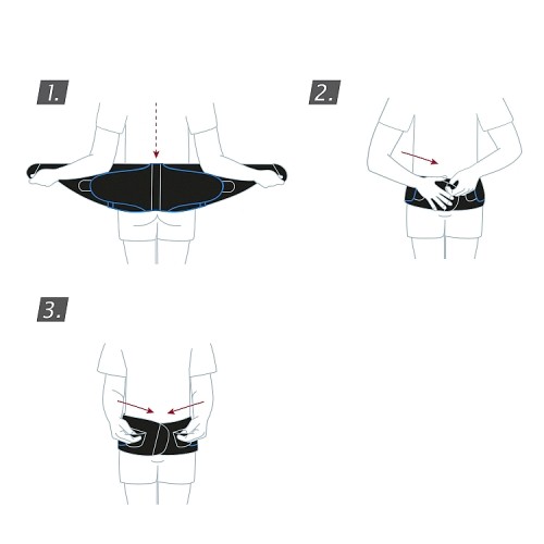 Miniaturka artykułu - #1 Actimove Sports Edition Back Support Orteza lędźwiowo-krzyżowa czarna XXL
