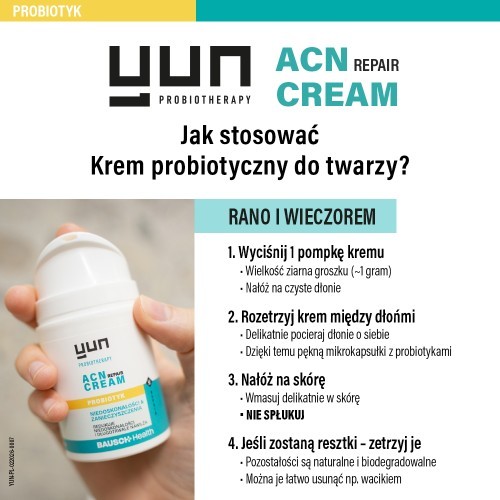 Zdjęcie produktu - 3 YUN ACN REPAIR CREAM Probiotyczny krem do twarzy, 50 ml