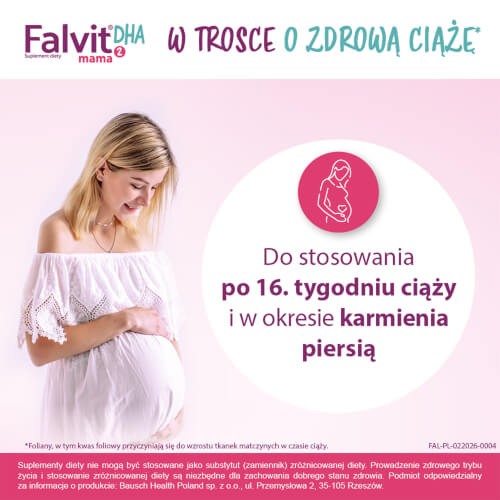 Zdjęcie produktu - 3 Falvit Mama 2 DHA, 30 kaps.