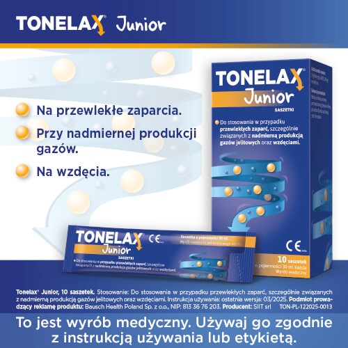 Miniaturka artykułu - #1 Tonelax Junior, 10 sasz.