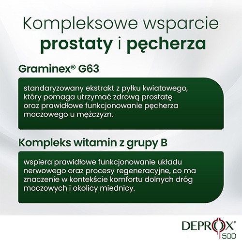 Miniaturka artykułu - #0 Deprox 500 dla mężczyzn, 30 tabl.