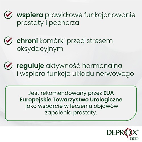 Miniaturka artykułu - #1 Deprox 500 dla mężczyzn, 30 tabl.