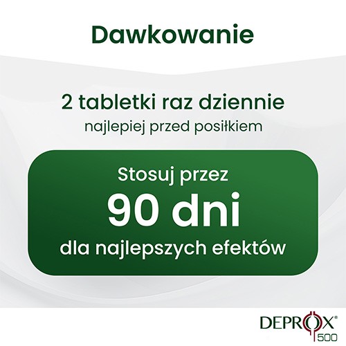 Zdjęcie produktu - 3 Deprox 500 dla mężczyzn, 30 tabl.