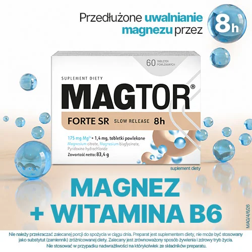 #0 – Magtor Forte SR, 60 tabl. - suplement diety z magnezem i witaminą B6
