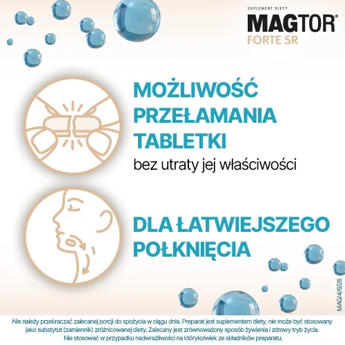 #3 – Magtor Forte SR, 60 tabl. - suplement diety z magnezem i witaminą B6