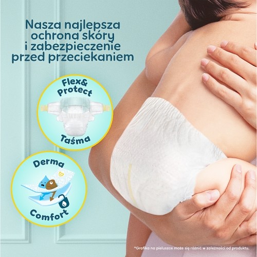 Zdjęcie produktu - 8 Pampers Premium Care 1 Pieluchy dla dzieci, 50 szt.
