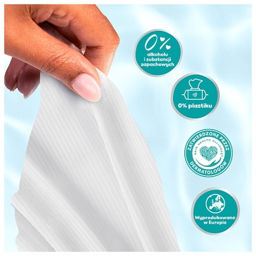 Zdjęcie produktu - 4 Pampers 99% Water Chusteczki nawilżane, 9 x 60 szt.