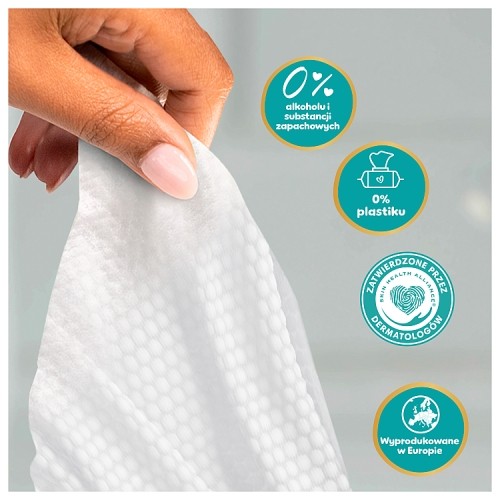 Zdjęcie produktu - 4 Pampers Aqua Soft Touch Chusteczki nawilżane, 9 x 48 szt.