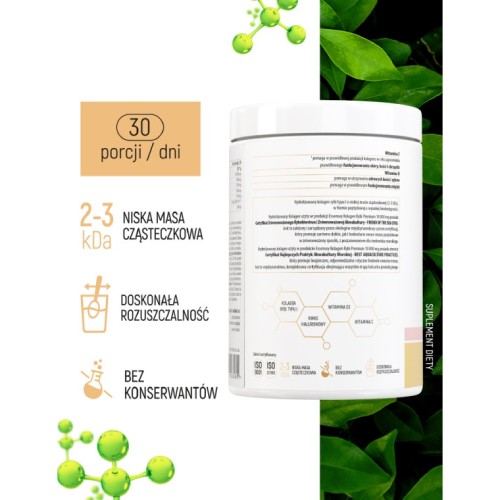 Zdjęcie produktu - 2 Essensey Kolagen Rybi Premium 10000 mg smak truskawka z nutą wanilii, 321 g