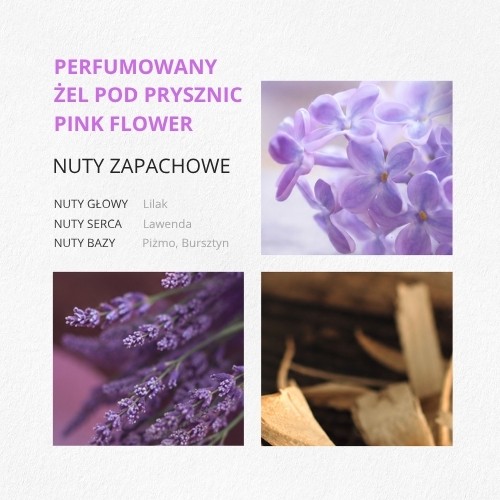 Zdjęcie produktu - 2 Aekyung Showermate Purple Flower Perfumowany żel pod prysznic, 1,2 l