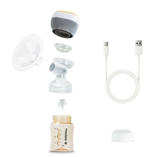 Zdjęcie produktu - 2 Medela Easy Przenośny pojedynczy laktator elektryczny, 1 szt.
